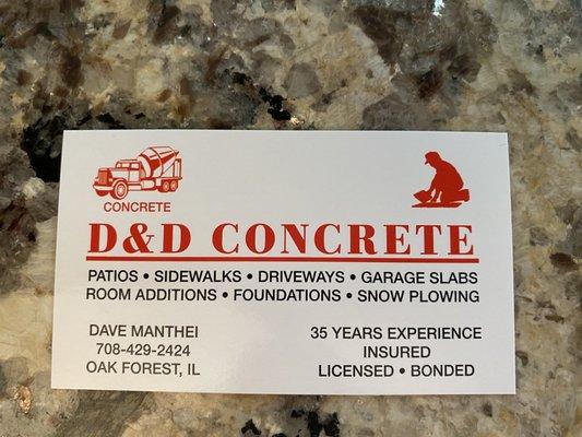 D&D Concrete, Inc