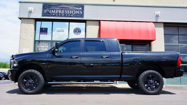 2016 Dodge Ram 3500 in for a Muti-Stage Paint Correction followed by Cquartz Ceramic Coating.