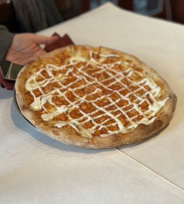 Buffalo Chicken pizza !! Fresh delicious & tasty without salty tastes