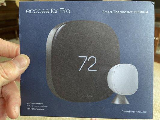 Newest Ecobee to run everything!!!