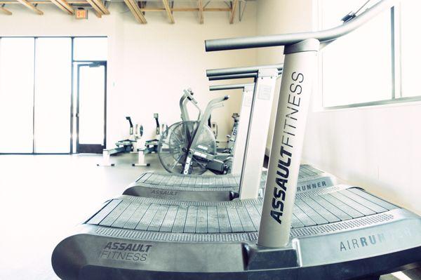 Assault fitness treadmills. Rowers. Bikes.