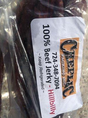 Hillbilly jerky ! Yum!