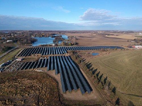 SunShare's SaintSun Community Solar Garden in Saint Michael, MN