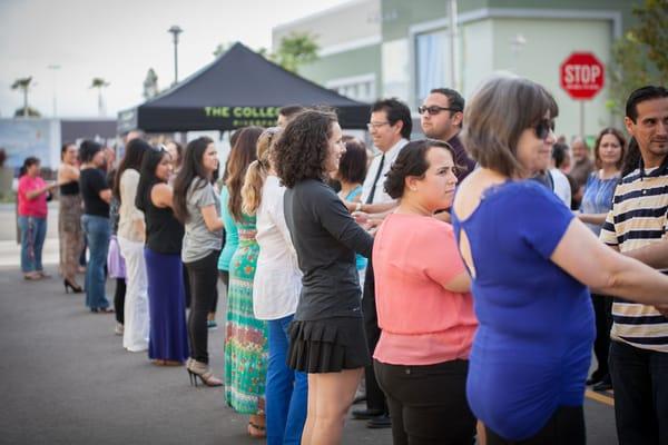 Teaching at a Oxnard community event