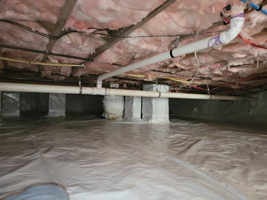 Moisture/Vapor Barrier - New Crawlspace insulation