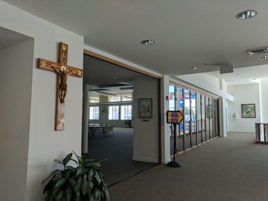 Hallway to gift shop