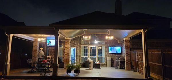 New Man Cave Patio Cover / Home Addition