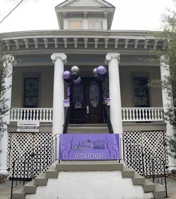 Entrance of Aaliyah's Calming Spa