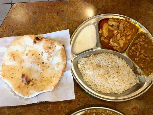 Chicken madras lunch special