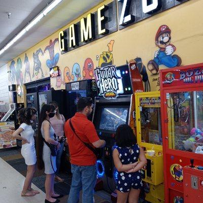 The entrance to games zone.