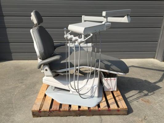 We have a lot of beautiful equipment for sale like this A-dec chair with delivery.