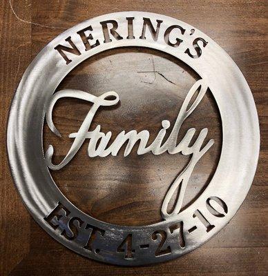 Family Wall Badge