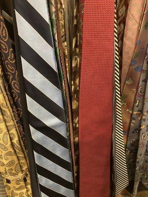 The two ties that we bought for $2/each.