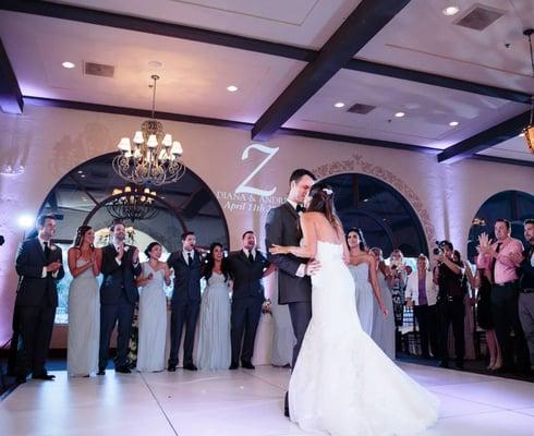 Getting ready for first dance