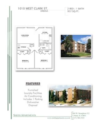 1010 W. Clark, Urbana, engineering campus, 2 bedrooms