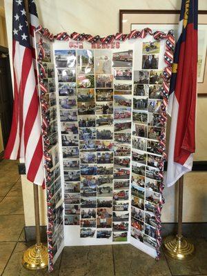 Pictures of our Heroes in Pinetop,NC.