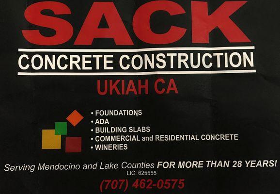 Sack Concrete Construction