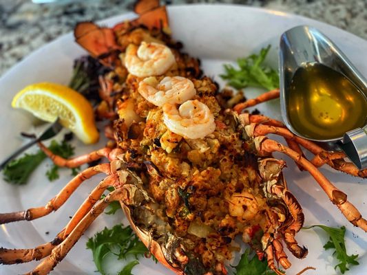 Baked stuffed lobster ***** stars!