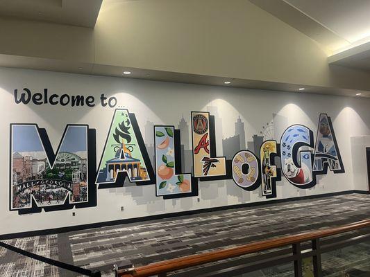 Mall of GA mural