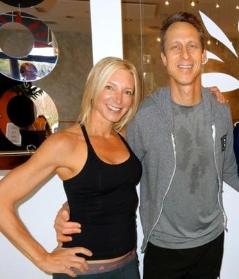 Inspirational Dr Mark Hyman working out with Founder, Tammy Stokes