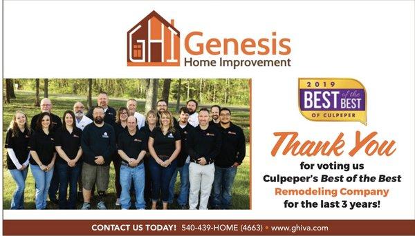 Thank you Culpeper!