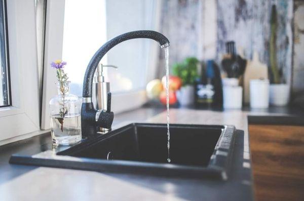 Beautiful kitchen sink