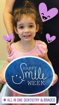 Kids day, celebrating smile week this August!