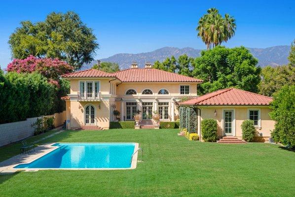 Spectacular Mediterranean Estate in Pasadena, California