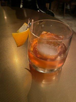 Old fashioned with Basil Hayden Bourbon