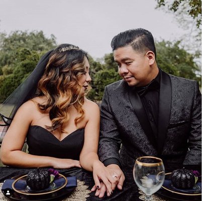 Grace And Virtue Events: Black Velvet Romance Wedding Inspiration