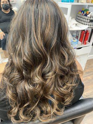 Balayage hair color natural ‍