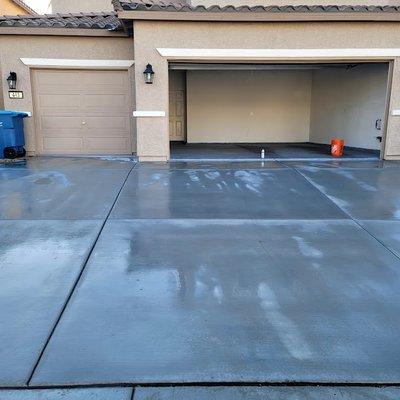 Power Washing Driveway