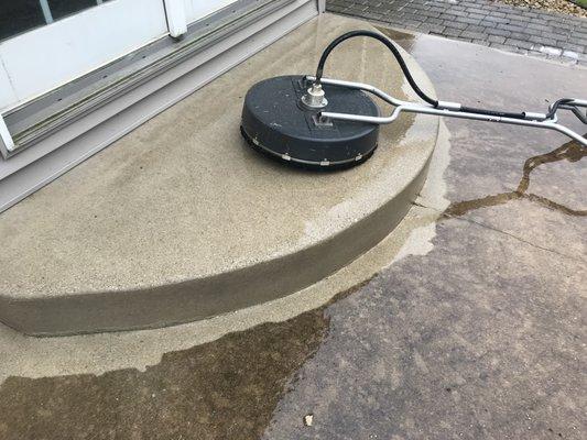 Concrete Patio Cleaning