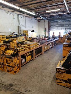 DeWalt Tools and Porter Cable Tools located in Tool Land