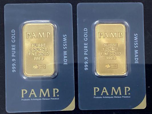 One Oz. Gold Bars