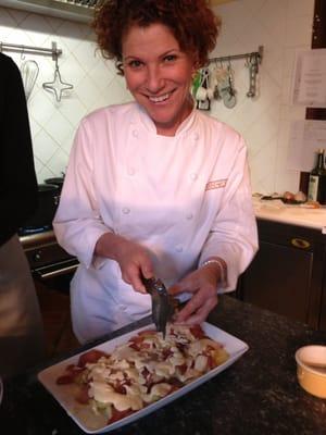 Shaving truffles in Piemonte.