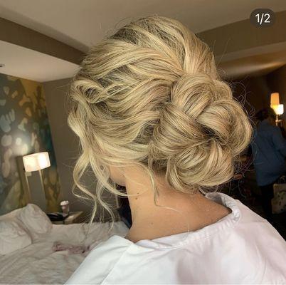 Bridal updo