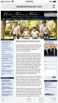 North Carolina bicycle accident lawyers