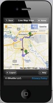 Track your iShuttle LIVE via GPS.