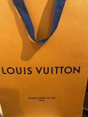 Famous Orange LV shopping bag