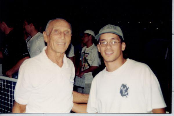 With Helio Gracie Aug 1997