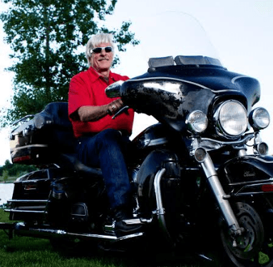 Combining this unique business opportunity with my love of riding my Harley as seen in the picture above.