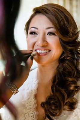 Onsite wedding hair and makeup by Sandy T