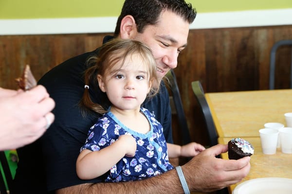 Cupcake decorating at Whole Foods!