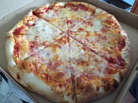 Large Big Y cheese pizza