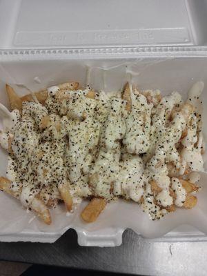 Lemon parmesan pepper fries