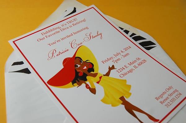 Custom Party Invitations starting $2.00 each.