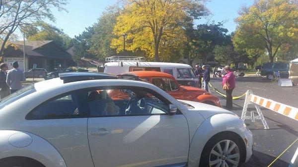 My beloved Volkswagen Dharma Karma as part of Saturday's car show at the city's Octoberfest #MAVWC