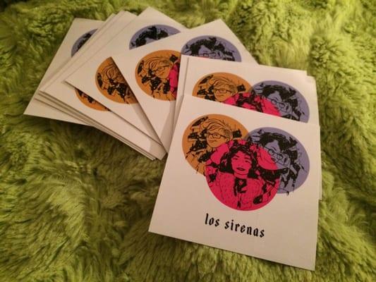 Our Los Sirenas stickers looking flyyy!