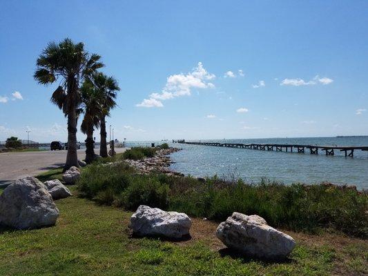 Bay view across from the Bay View Inn.